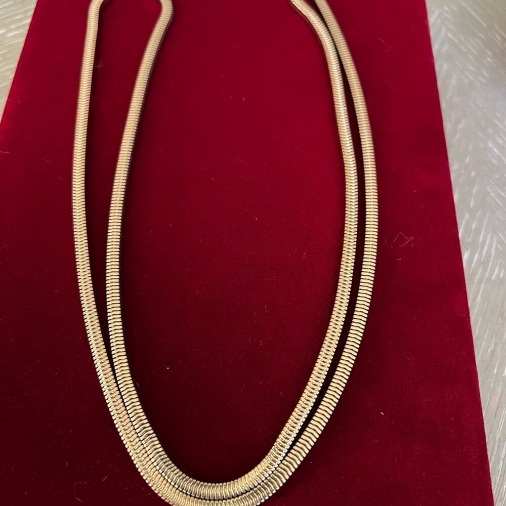 Vintage Roget TM Gold Snake Chain